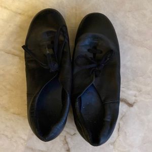 Capezio leather Flex Mastr Black Tap Shoe size 5.5